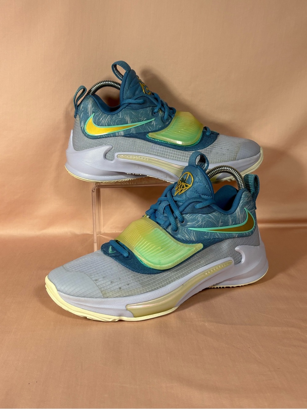 Nike Youth Zoom Freak 3 Freezing Time Dutch Blue Metallic Shoes 6Y/W's 7/M's 5